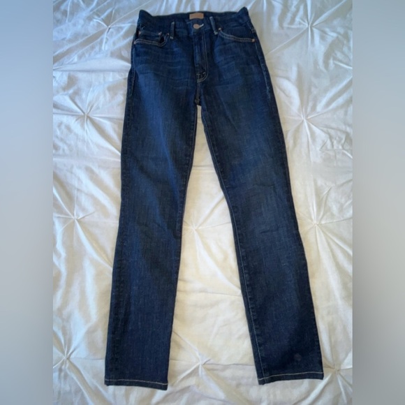 MOTHER High-Waisted “The Looker” Medium Wash Skinny Jeans SIZE 24 - Picture 6 of 13
